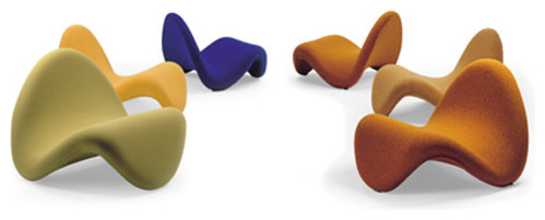Pierre Paulin Tongue Chairs