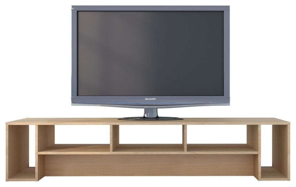 Nexera 110005 Rustik 72" TV Stand, Natural Maple