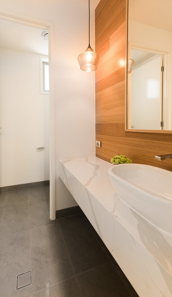 Coorparoo 30 House - Contemporary - Powder Room - Brisbane ...