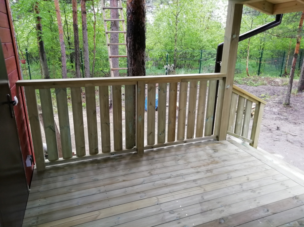 Терраса с навесом в Ульяновке