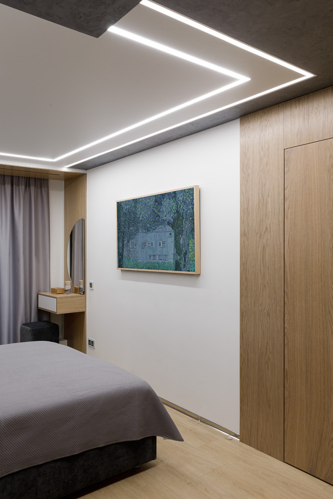 Интерьер трёхкомнатной квартиры в стиле минимализм, г. Калининград