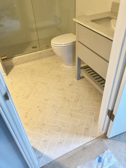Bathroom floor