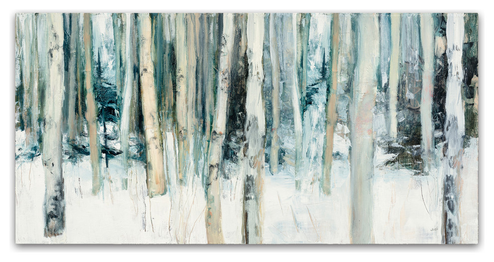Julia Purinton 'Winter Woods III' Canvas Art, 24" x 47"