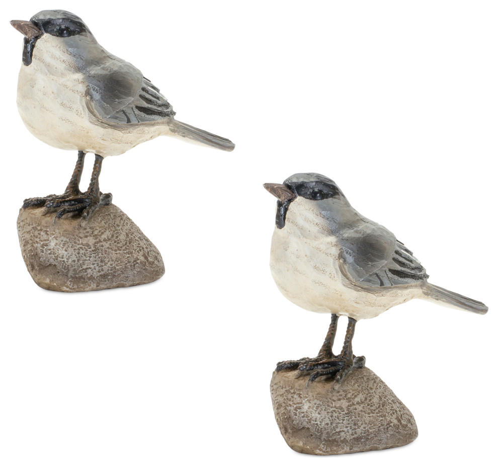 Bird on Rock, 2-Piece Set