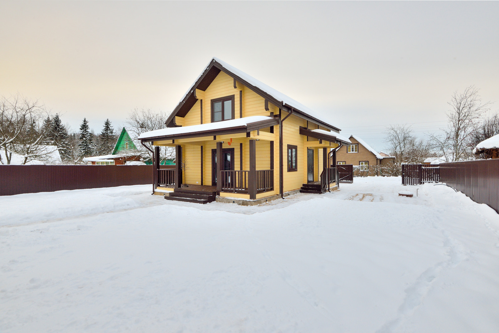 Дом из клееного бруса "Покровское"