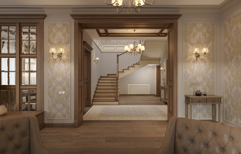 Дизайн интерьера дома с элементами кантри.