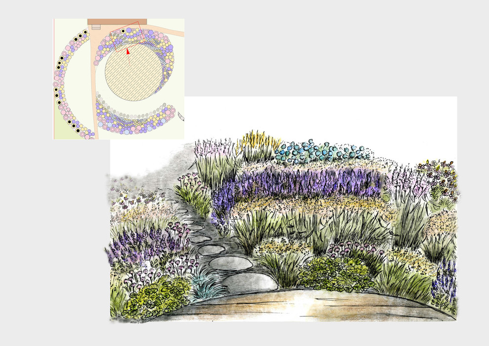 Дизайн цветника