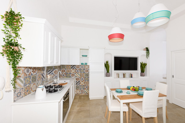 Appartamento - Sala da Pranzo con Cucina mediterranean-dining-room