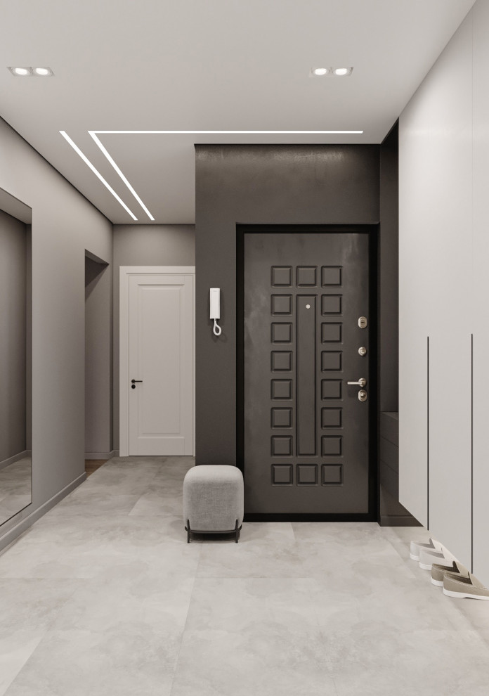 Дизайн-проект трехкомнатной квартиры 80 кв.м. Проект 2024г.