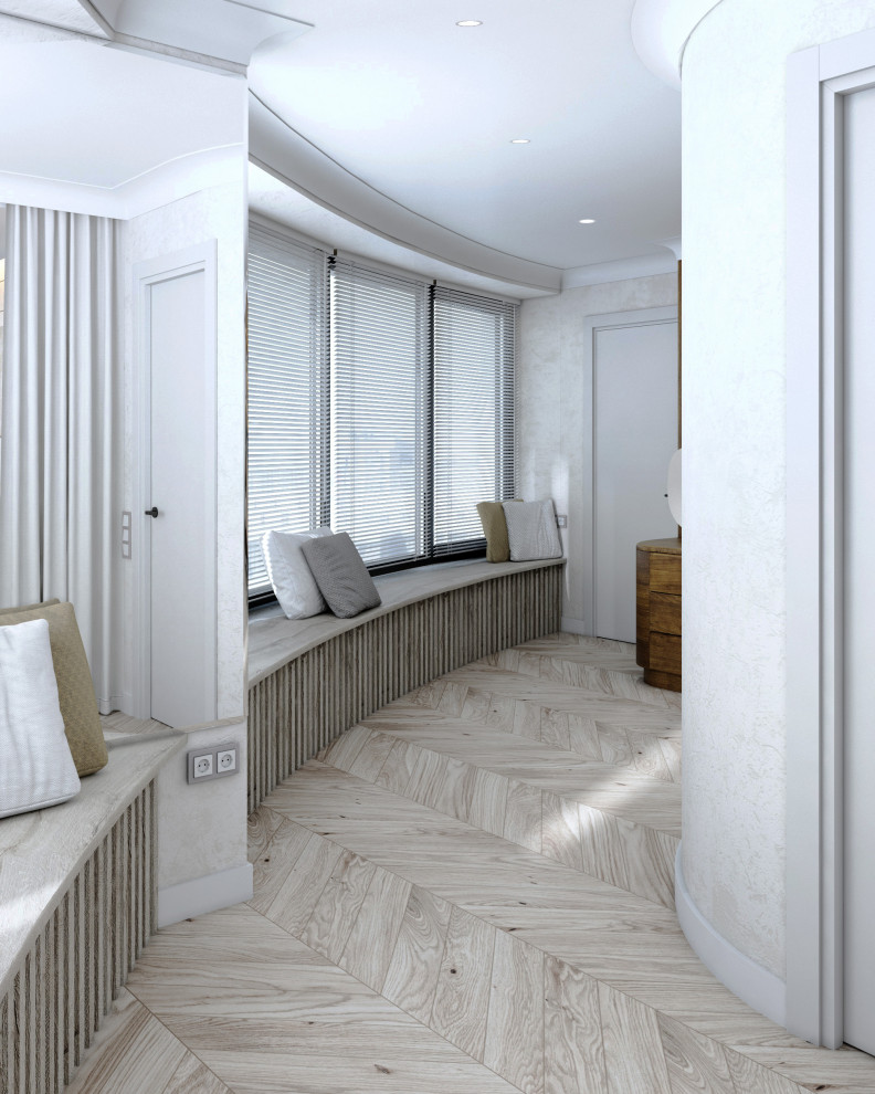 Спальня с кабинетом Интересная геометрия