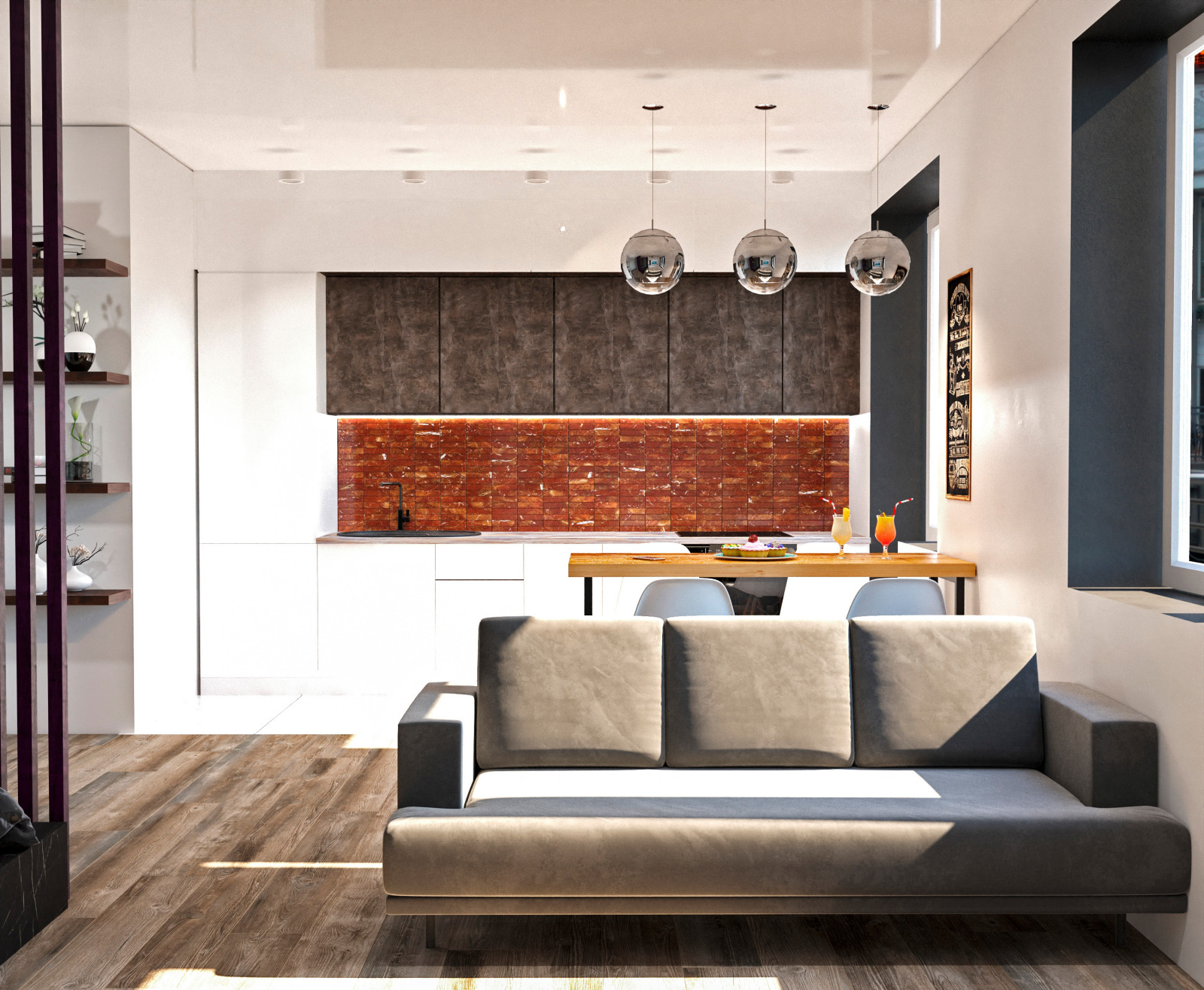 Студия 35 м2 в ЖК "Родина"