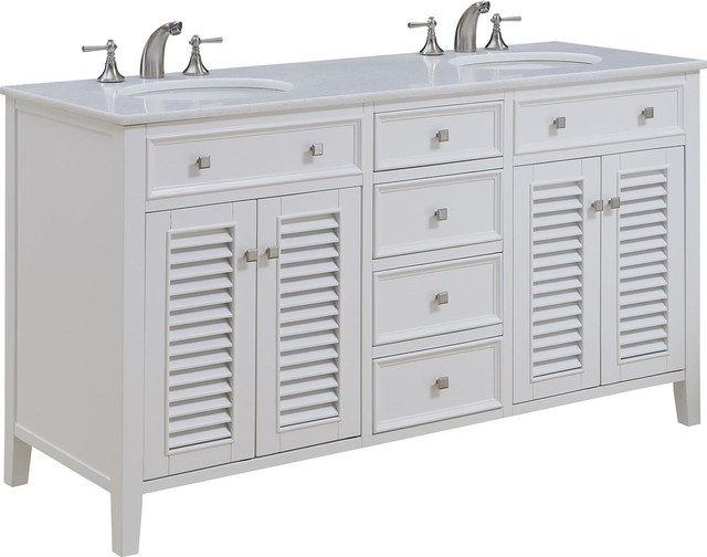 CAPE COD Vanity Oval Sink Tapering Legs Tapered Leg Double Transitional Bathroom