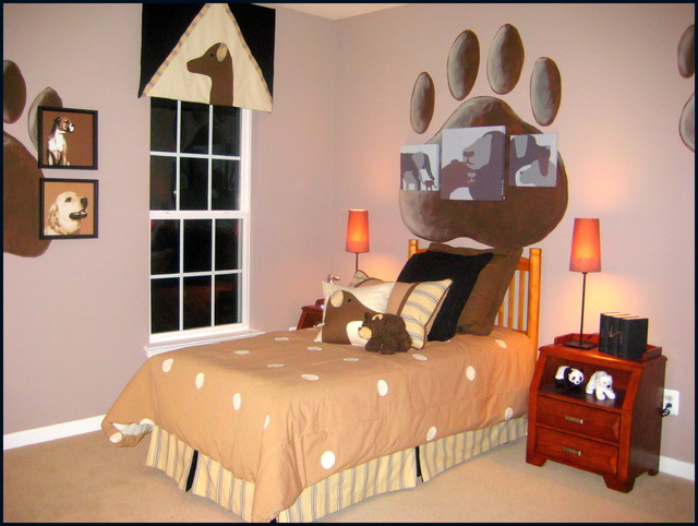 Inspiration 15 Of Dog Themed Bedroom Cmaratuba   Traditional Kids 