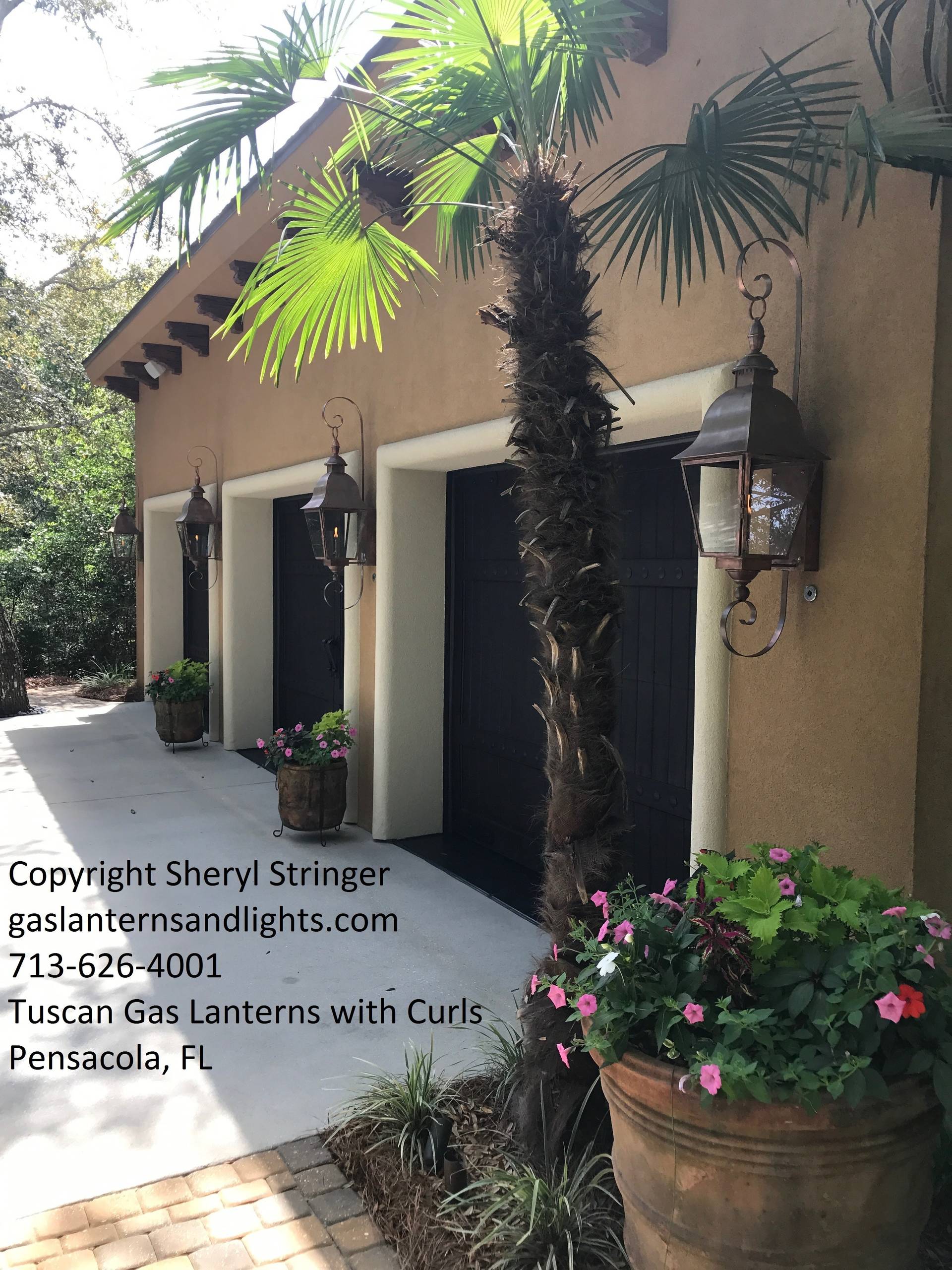 Sheryl's Tuscan Lanterns with Copper Curls
