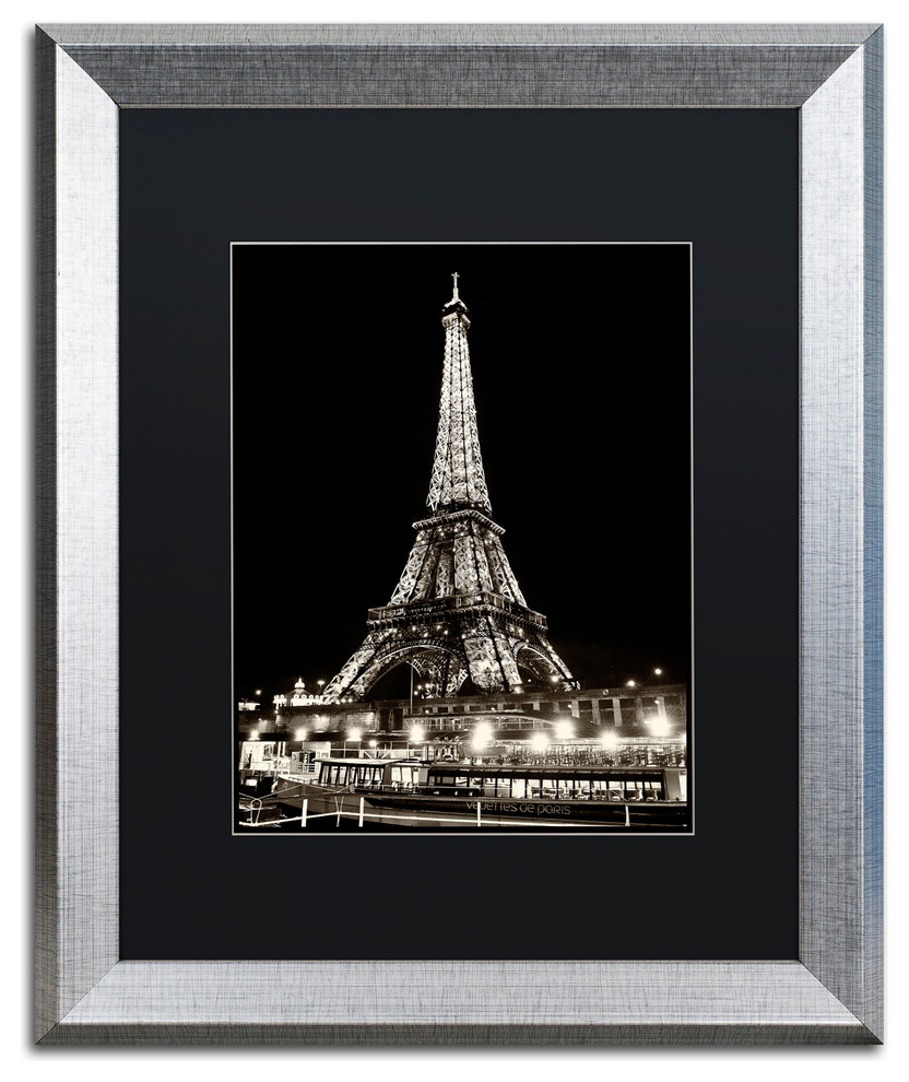 Philippe Hugonnard Eiffel Tower Paris Matted Framed Art Traditional Prints And Posters By Trademark Global