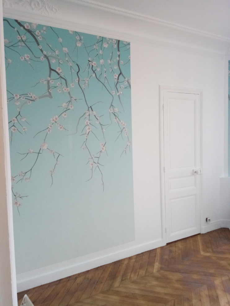 Rénovation chambre. Appartement Haussmannien.