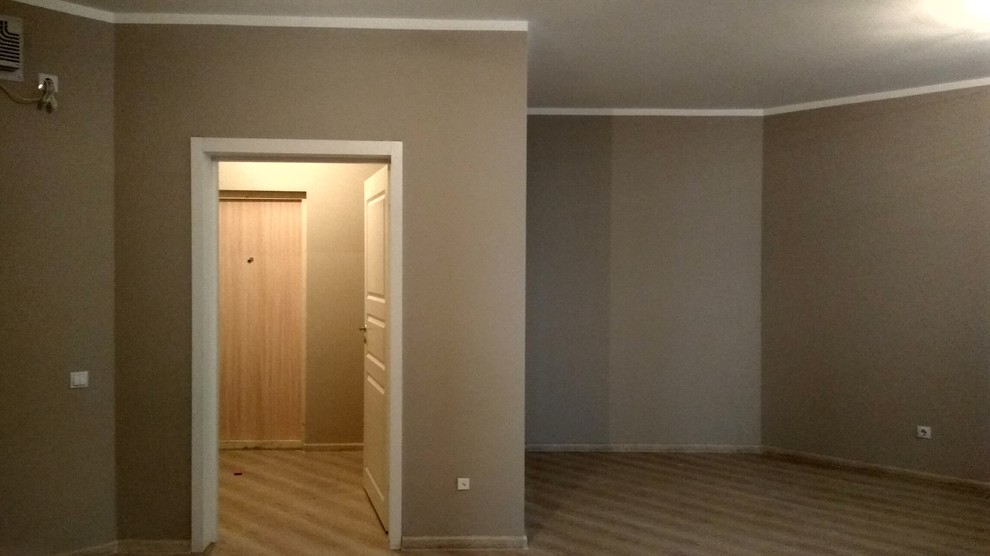 Квартира  студия в смешанном стиле.