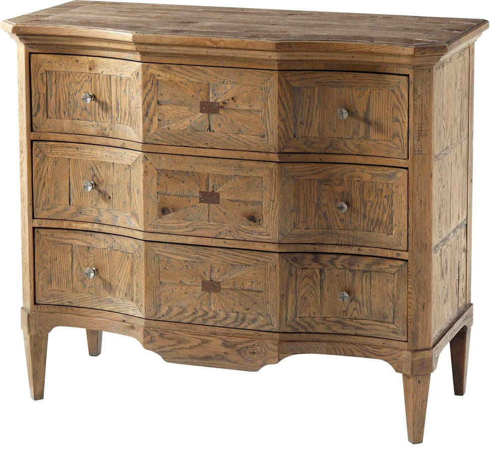 Theodore Alexander Echoes Rollin Chest of Drawers - Rustic - Dressers