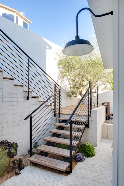 Beach Style Staircase bord-de-mer-escalier