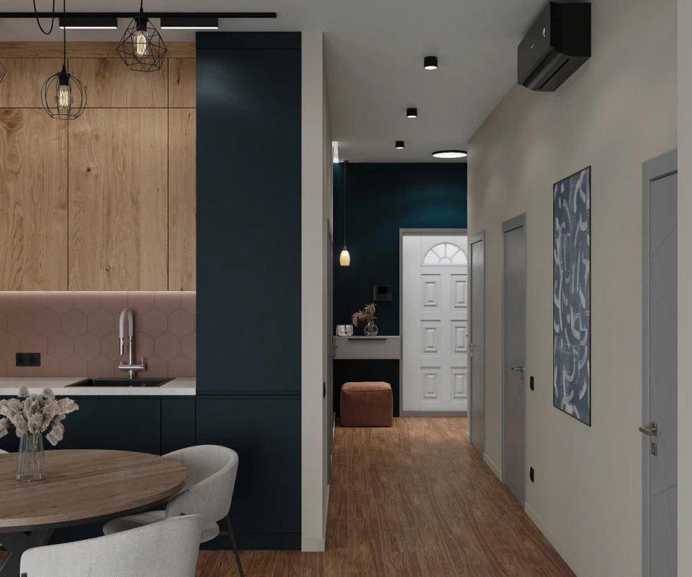 КП Дубки-парк, 100кв «Современный стиль, с элементами лофта»