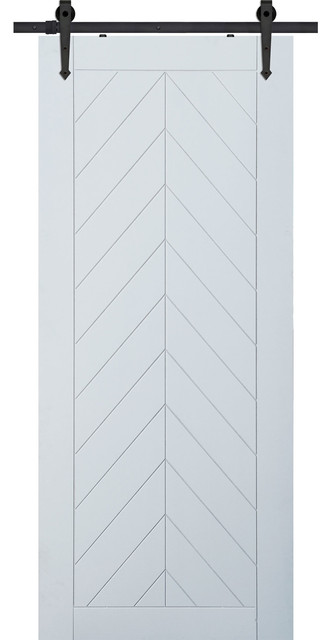 Chevron Barn Door, 36"x96"