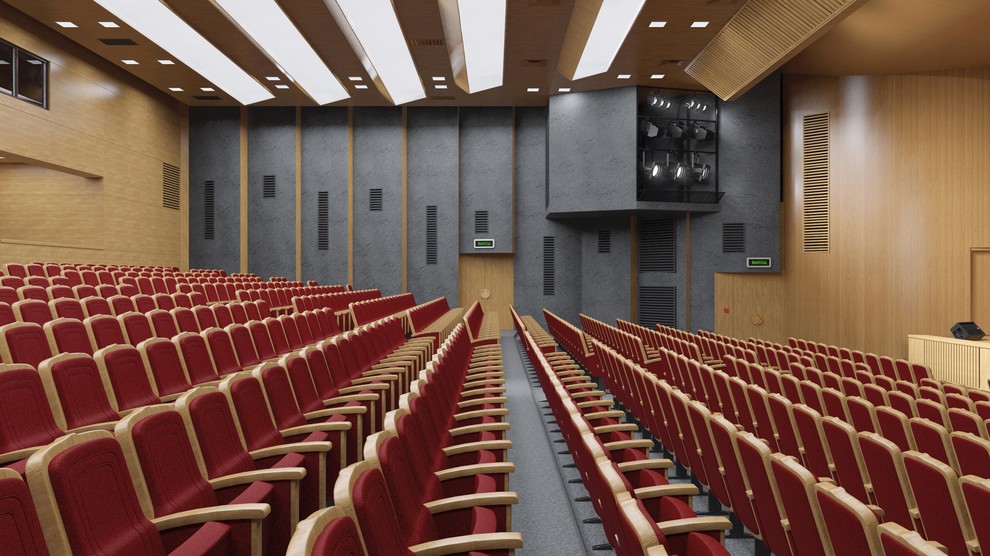 Зрительный зал в центре культуры