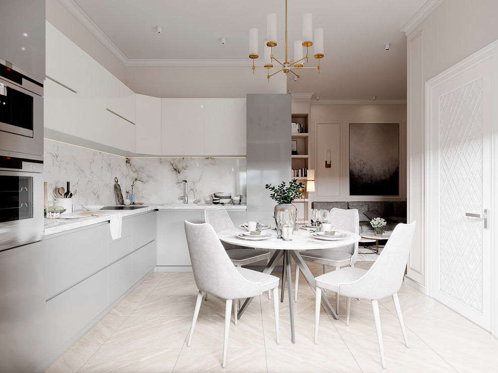 Кухня-гостиная. Kitchen-living room.