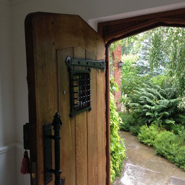 External solid Oak Front Door klassisk-entre