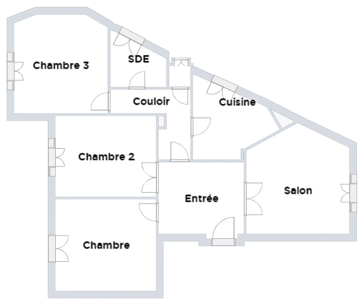 Appartement Haussmannien cœur de Nice.