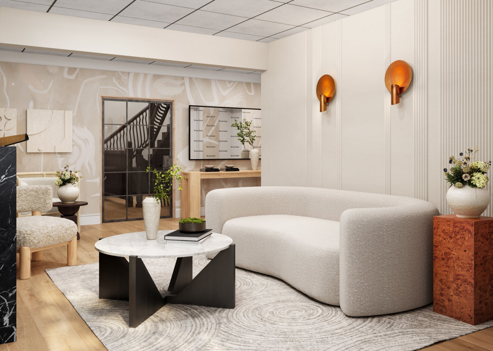 Inspiration for a modern home design remodel in DC Metro