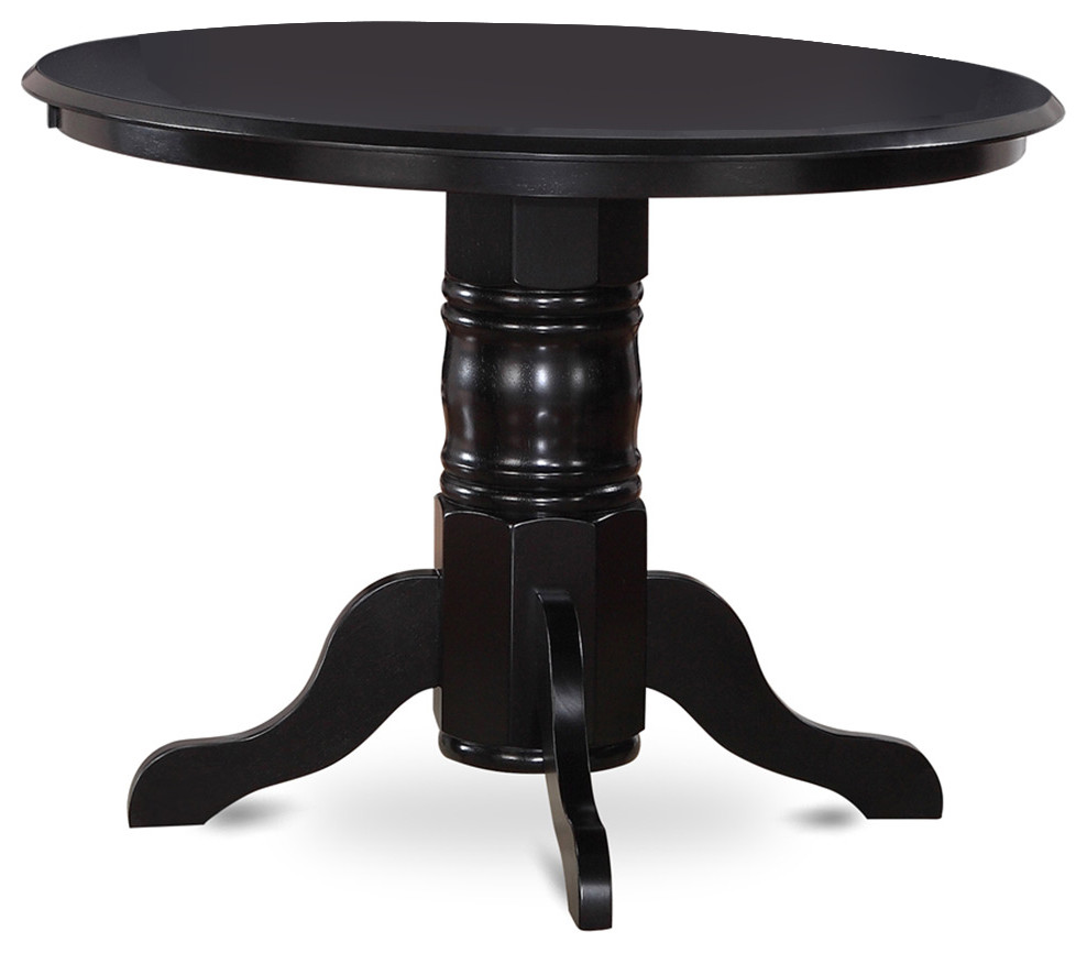 Round Kitchen Table 42" Diameter, Black