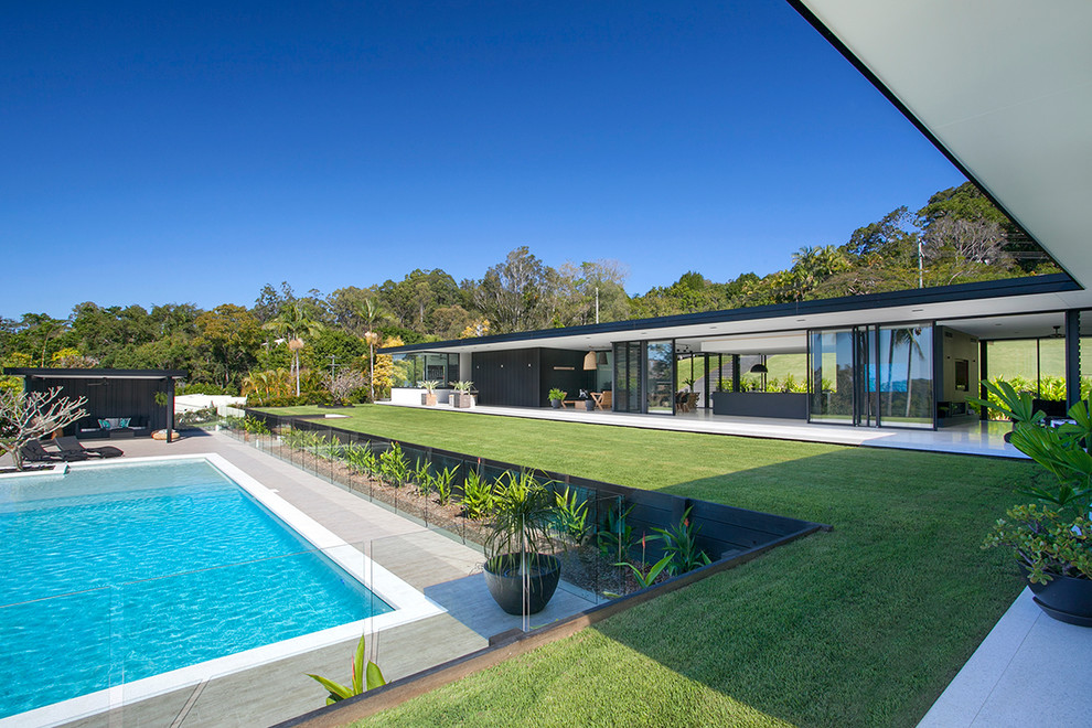 Modern pool in Sunshine Coast.