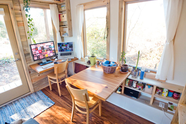 Tiny House Fold-Down Table contemporary-arbetsrum