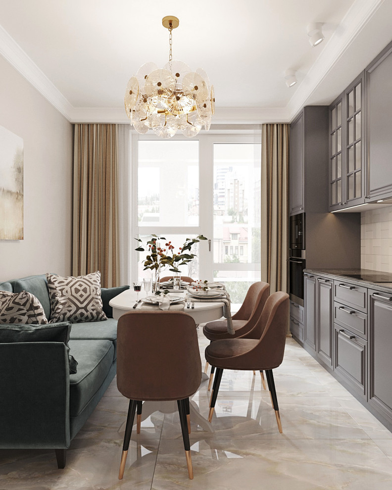 Современный интерьер с классическими элементами