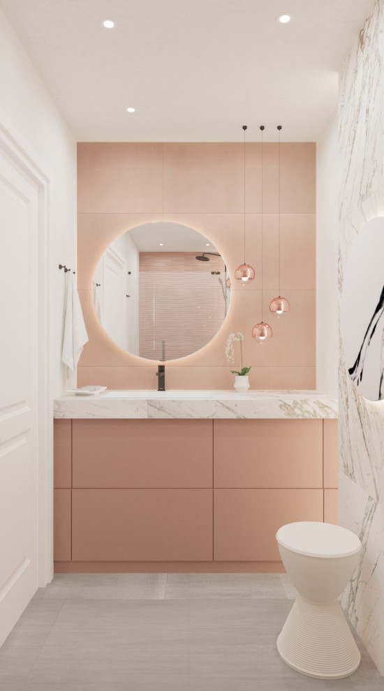 Дизайн душевой комнаты и санузла для квартиры в г. Казань