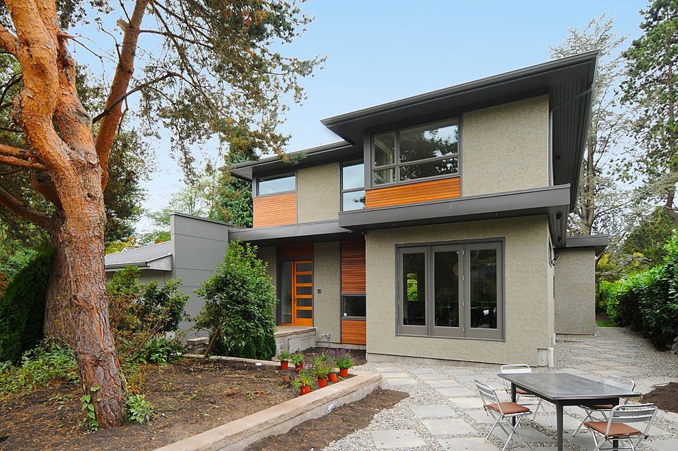 This is an example of a modern exterior in Vancouver.