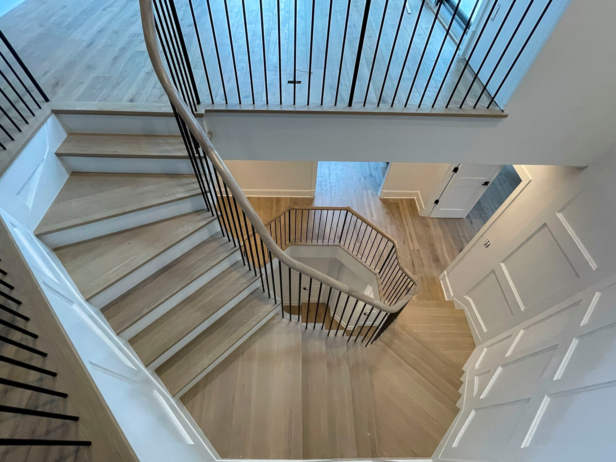 100_Hexagonal Floating-Staircase, Bethesda MD 20817