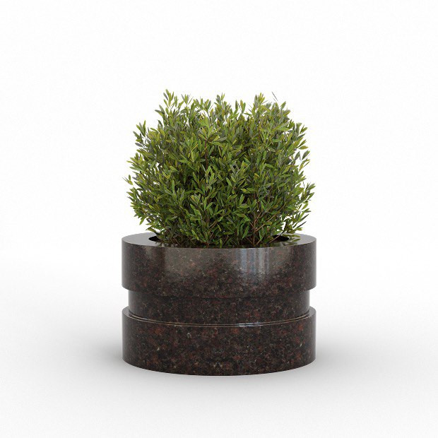 Вазон гранитный ВГ14