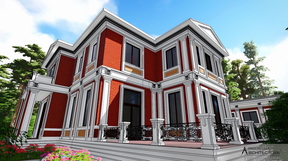 Загородный дом в классическом стиле