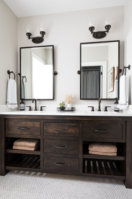 Harrison Residence transitional-bathroom