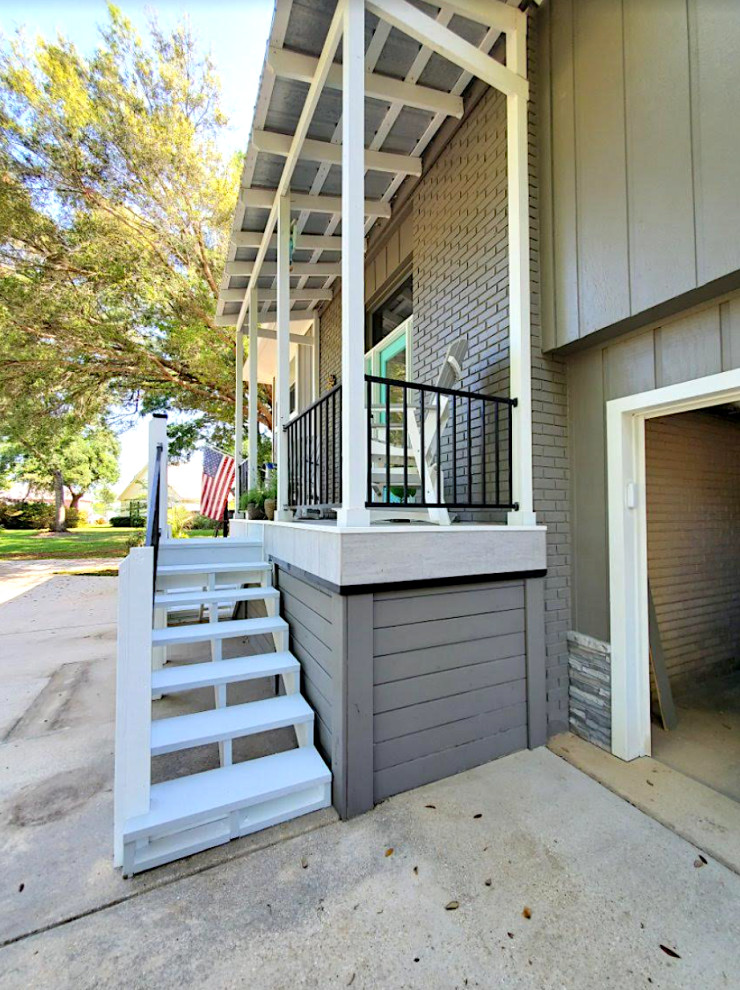 Bagley Front Porch & Custom Staircase