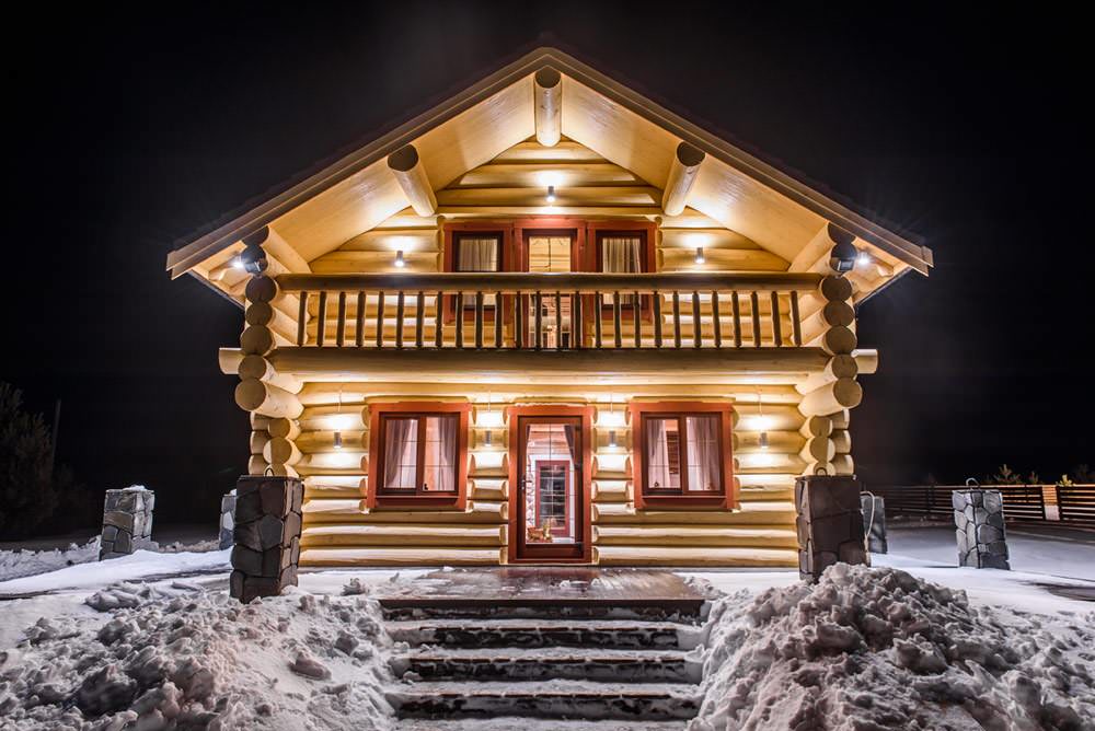 Дом из круглого бревна