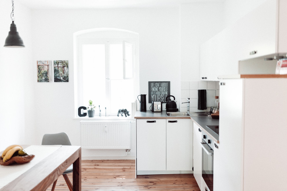 stylish small kitchen