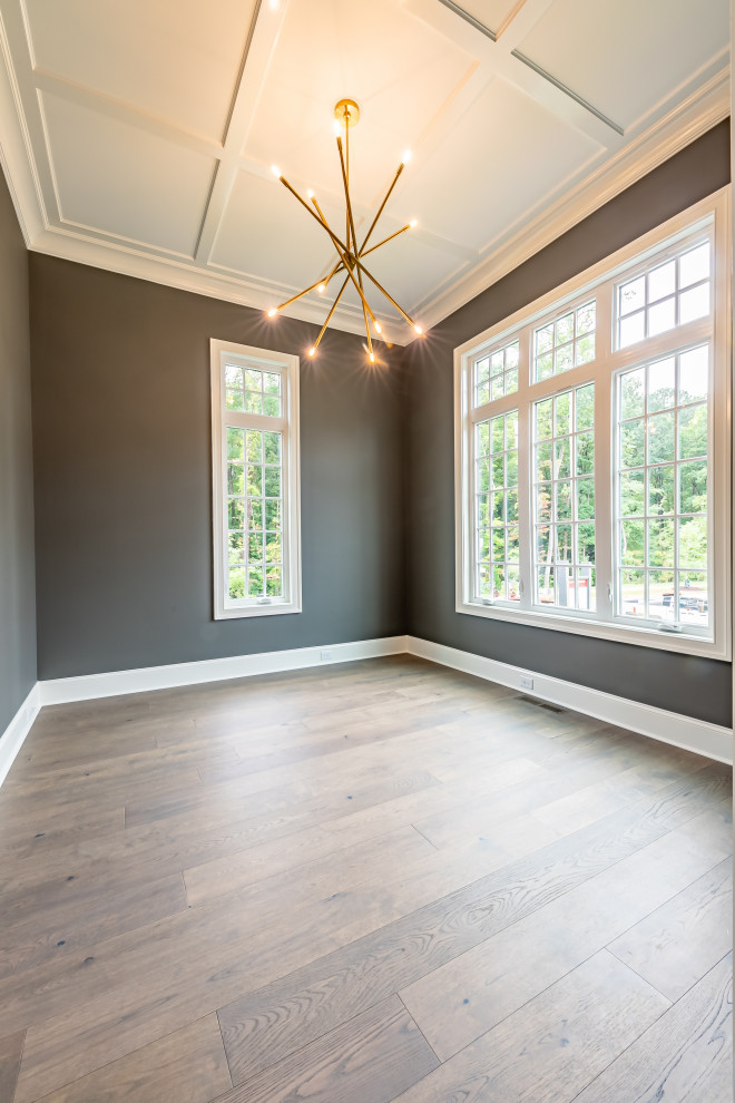 Inspiration for a transitional home design remodel in Raleigh