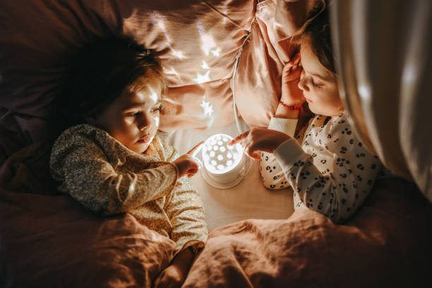 Kids and lights