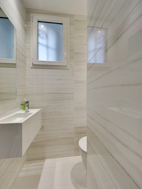 Avenue Kleber transitional-bathroom