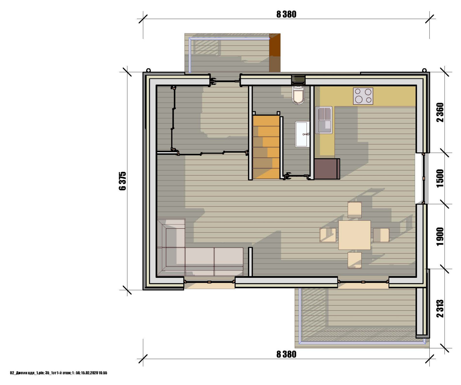 Эконом дома для Сочи (минимализм Хай-Тек)