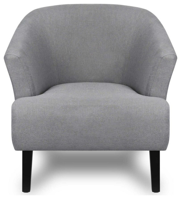 Cozyaire Cali Dark Gray Accent Chair CZAFB001DG Transitional