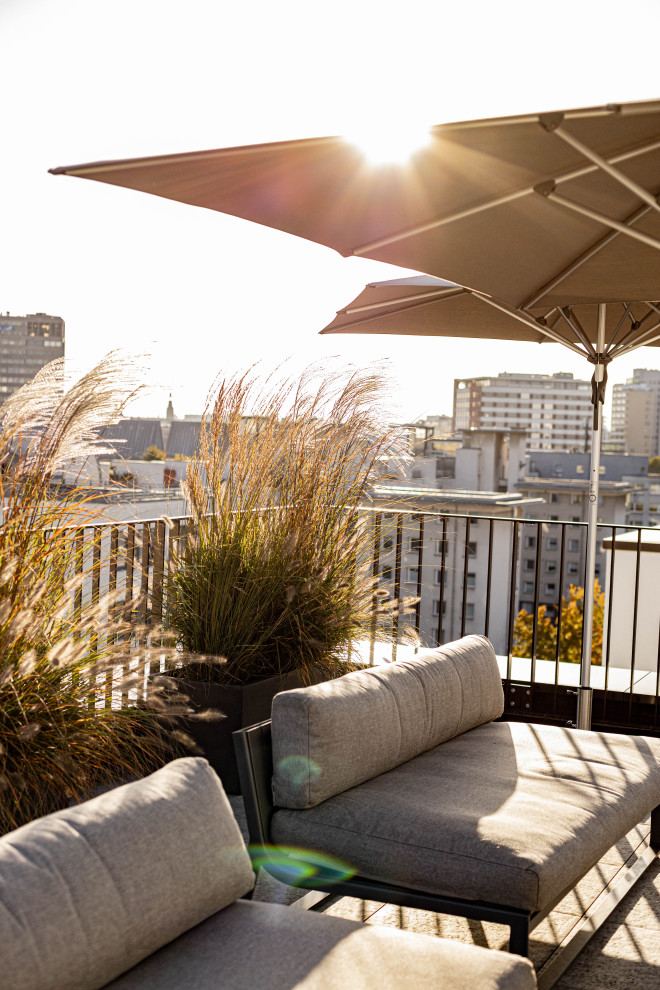Dachterrasse hoch über den Dächern