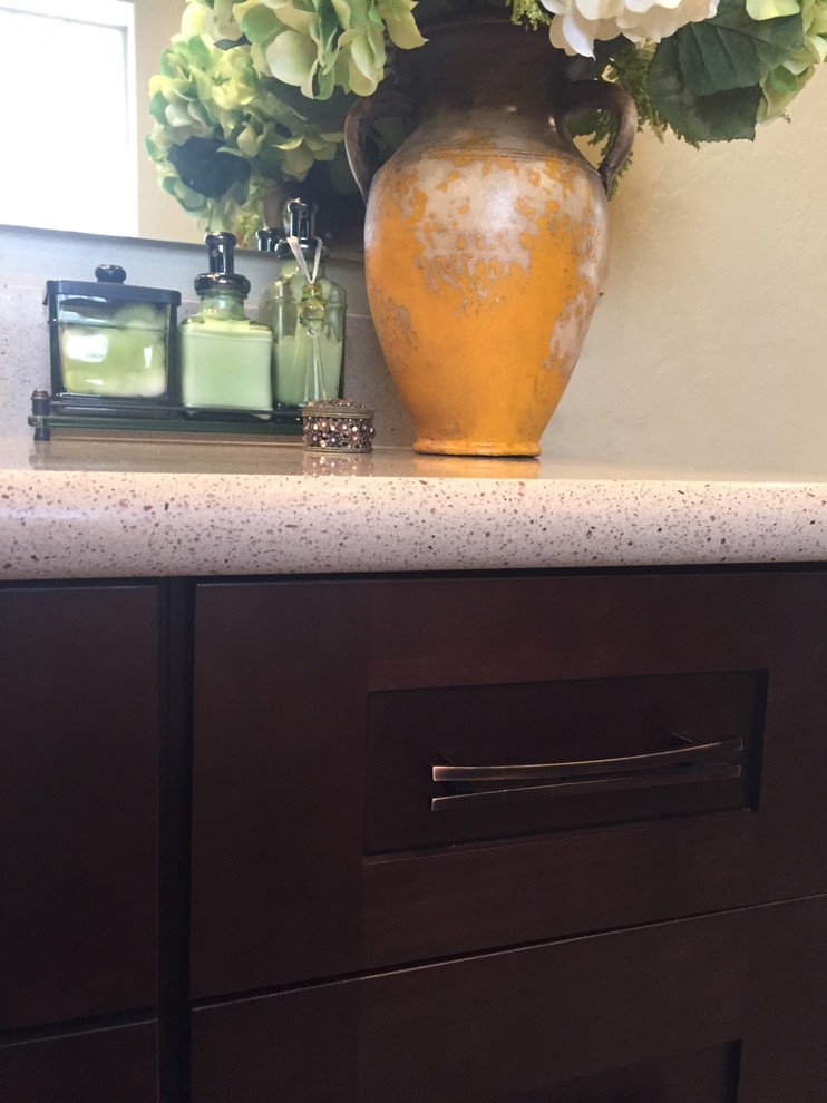 Example of a large transitional bathroom design in Phoenix